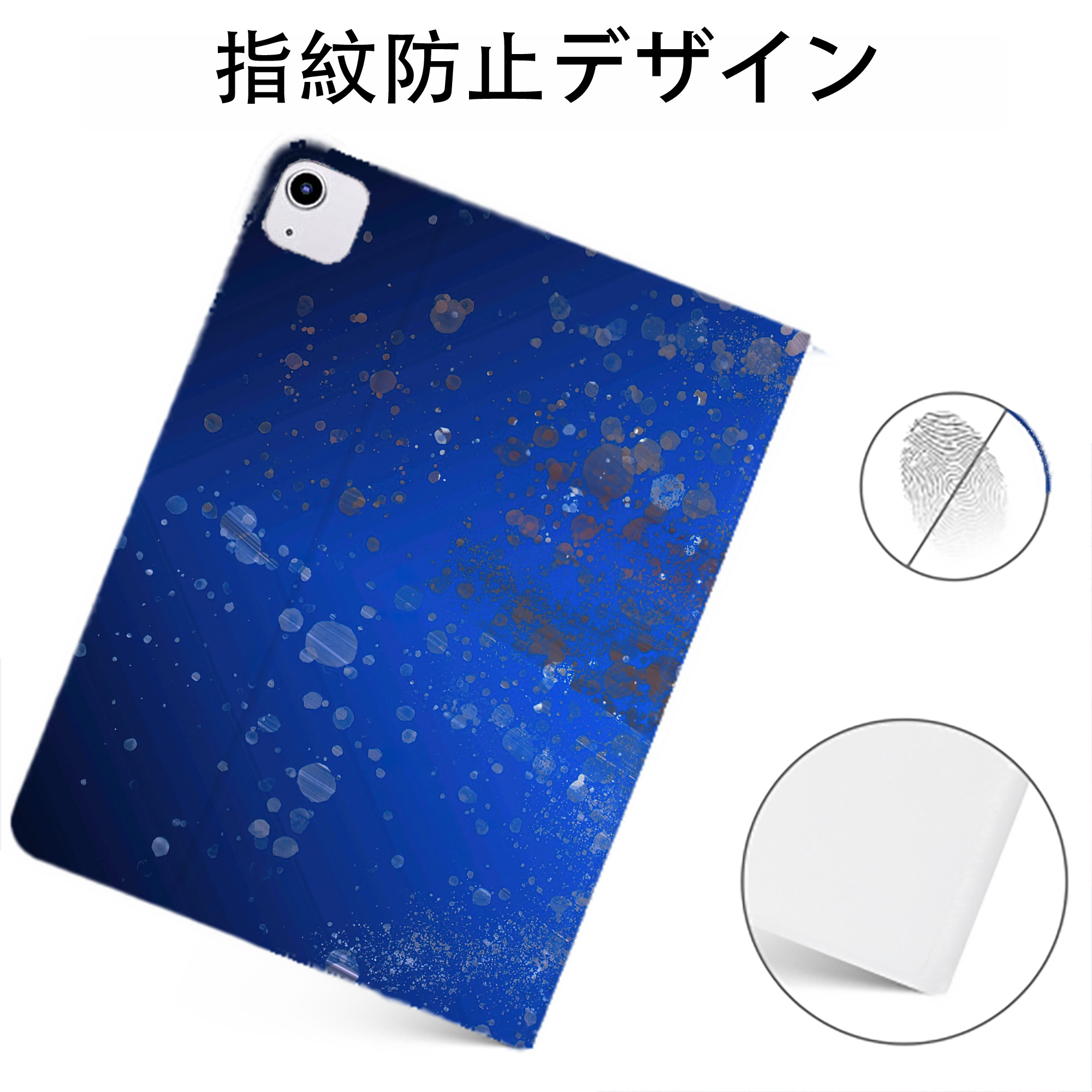 （画像用） アナと雪の女王 アンナ エルサ Frozen Anna Elsa IPadケース ペンホルダー付き ブックスタイルデザイン